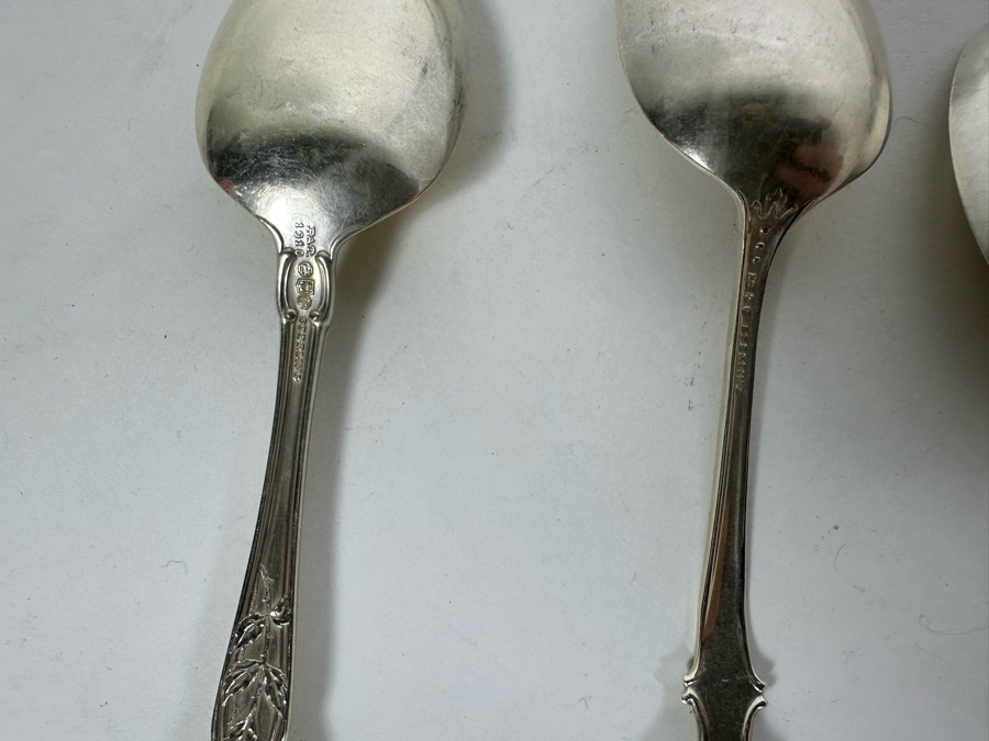Sterling Silver Spoon Collection Of Various Makers 359.5g [Photo 22]