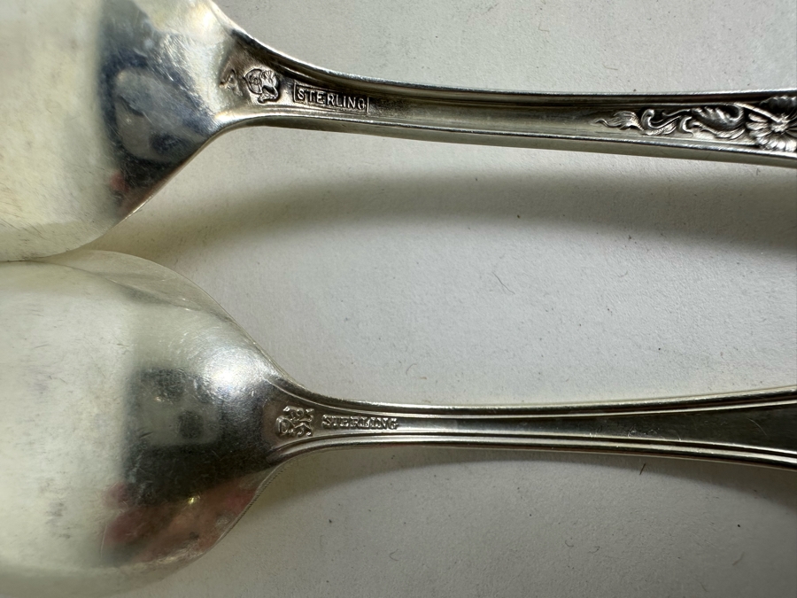 Sterling Silver Spoon Collection Of Various Makers 359.5g [Photo 14]