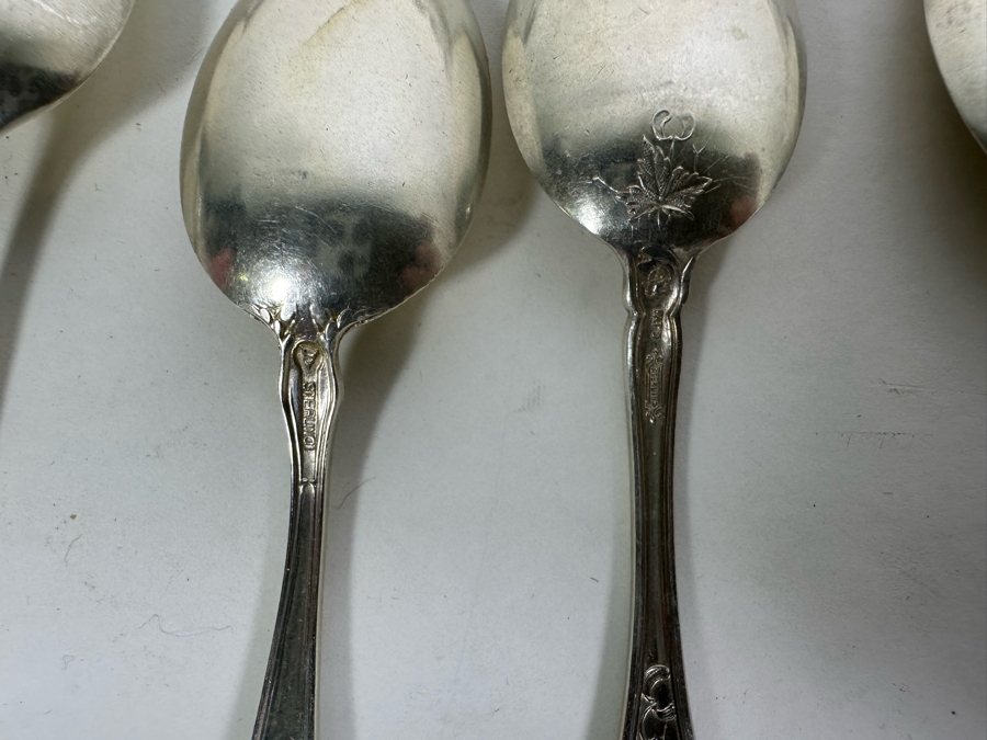 Sterling Silver Spoon Collection Of Various Makers 359.5g [Photo 21]