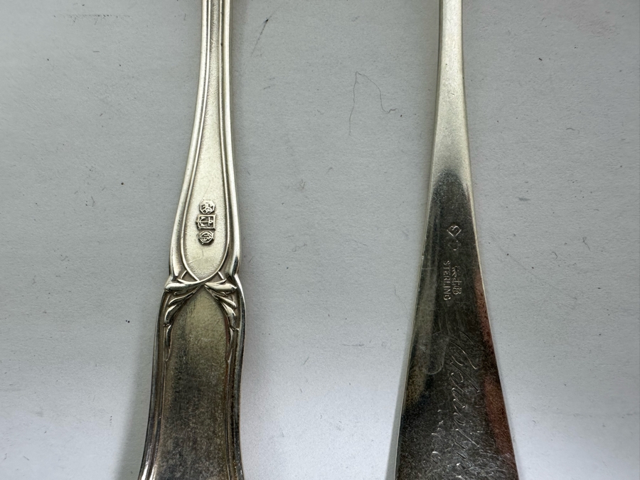 Sterling Silver Spoon Collection Of Various Makers 359.5g [Photo 20]