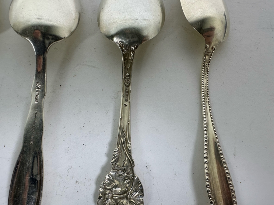 Sterling Silver Spoon Collection Of Various Makers 359.5g [Photo 17]