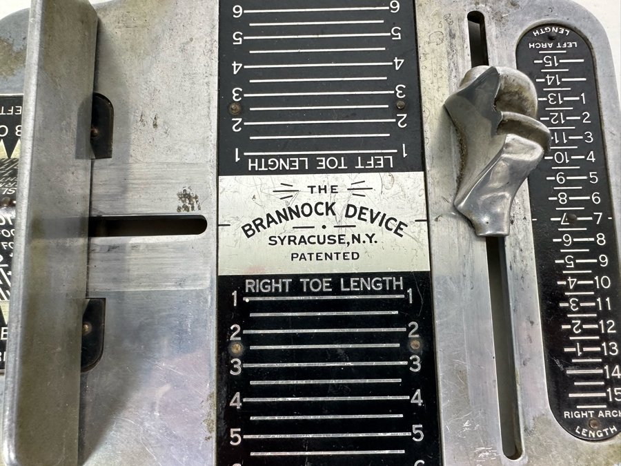 Vintage The Brannock Device Shoe Store Shore Measuring Device 9W X 14H [Photo 7]