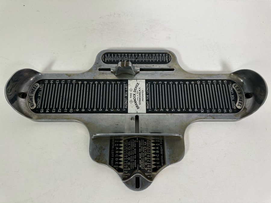 Vintage The Brannock Device Shoe Store Shore Measuring Device 9W X 14H [Photo 3]
