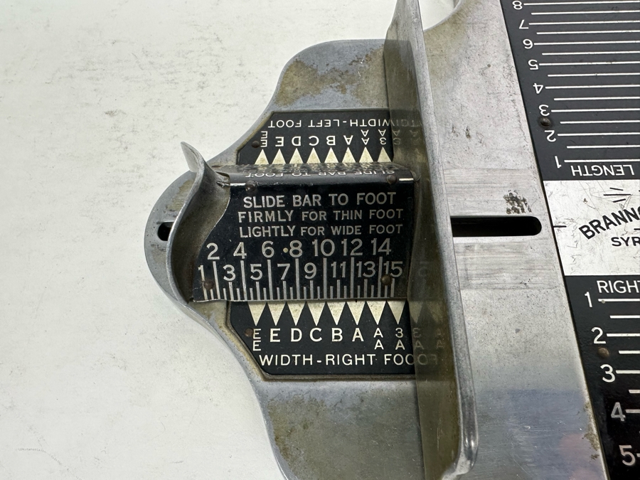 Vintage The Brannock Device Shoe Store Shore Measuring Device 9W X 14H [Photo 8]