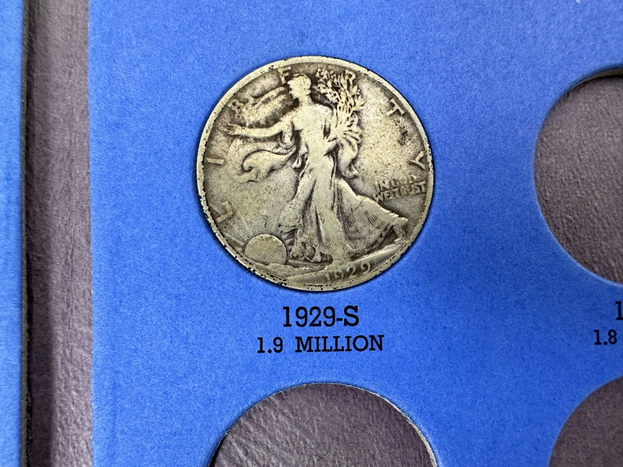 Liberty Standing Half Dollar 1916-1936 & Benjamin Franklin Half Dollar 1948-1963 Coin Collection See Photos [Photo 5]