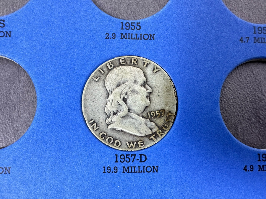 Liberty Standing Half Dollar 1916-1936 & Benjamin Franklin Half Dollar 1948-1963 Coin Collection See Photos [Photo 12]