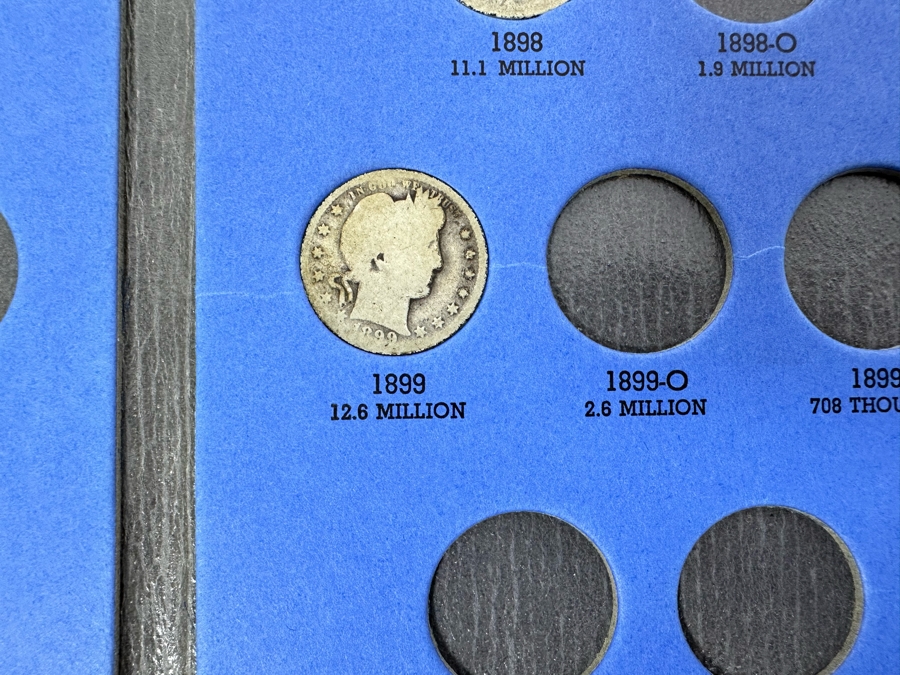 Barber, Liberty Head Or 'Morgan' Quarters 1892-1905 & 1906-1916 - See Photos [Photo 9]