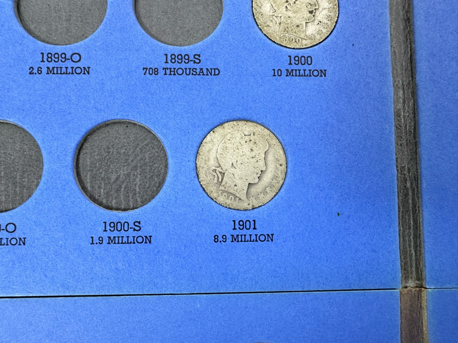 Barber, Liberty Head Or 'Morgan' Quarters 1892-1905 & 1906-1916 - See Photos [Photo 11]