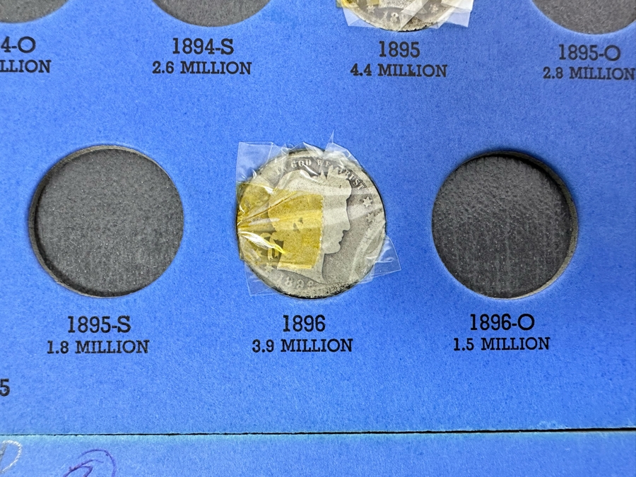 Barber, Liberty Head Or 'Morgan' Quarters 1892-1905 & 1906-1916 - See Photos [Photo 6]