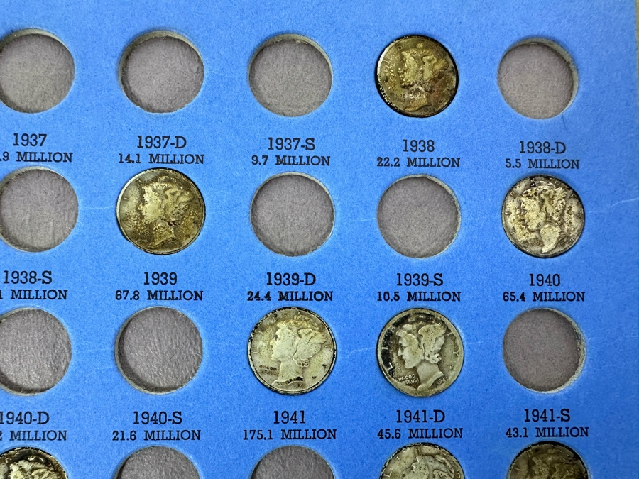 Mercury Head Dimes 1916-1945 - See Photos [Photo 6]