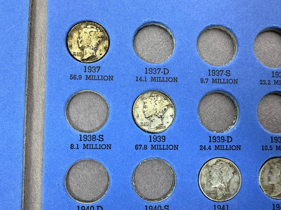 Mercury Head Dimes 1916-1945 - See Photos [Photo 8]
