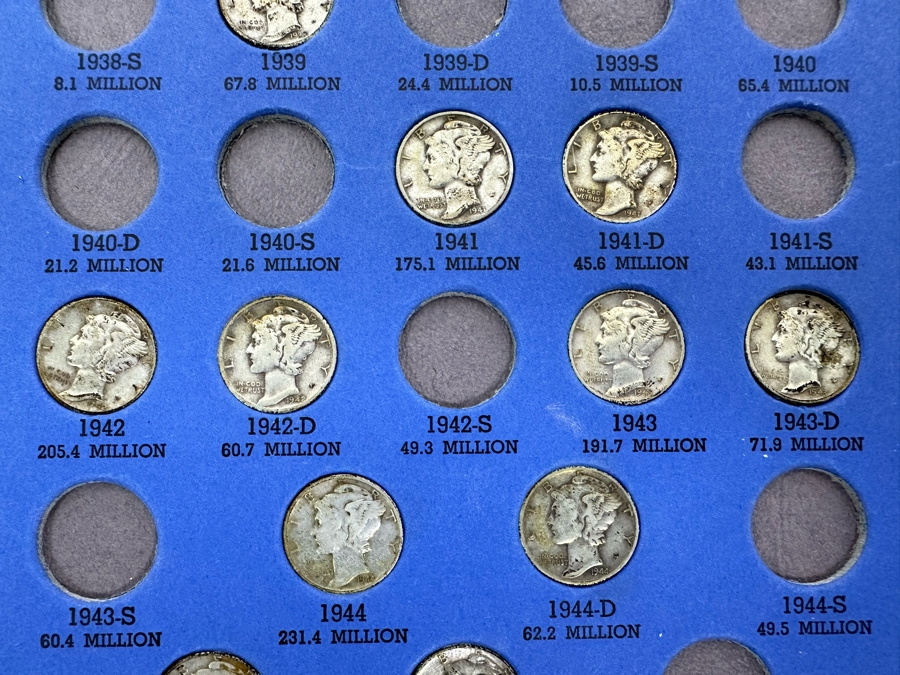 Mercury Head Dimes 1916-1945 - See Photos [Photo 9]