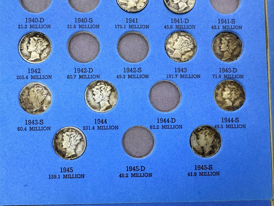 Mercury Head Dimes 1916-1945 - See Photos [Photo 7]