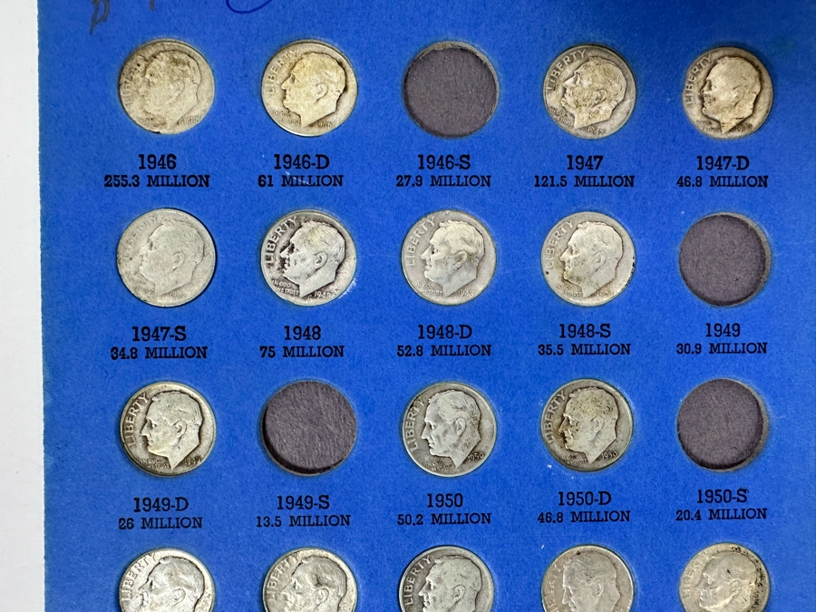 Roosevelt Dimes 1946+ - See Photos [Photo 2]