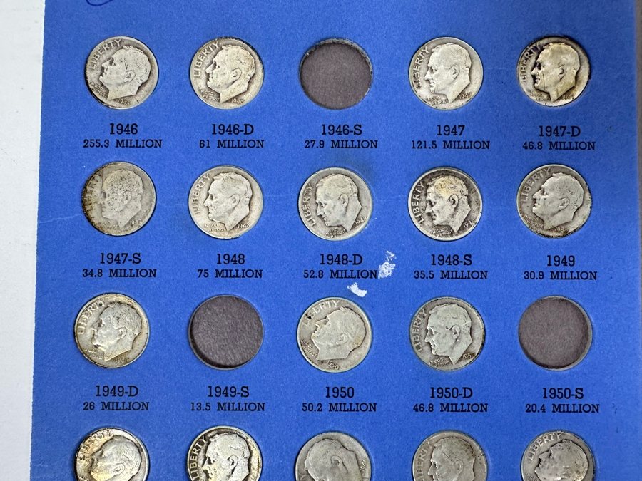 Roosevelt Dimes 1946+ - See Photos [Photo 6]
