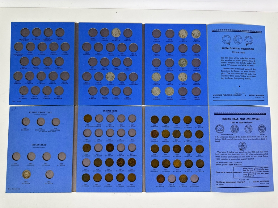 Buffalo Nickels 1913-1938 & Indian Head Cents 1857-1909 - See Photos [Photo 2]