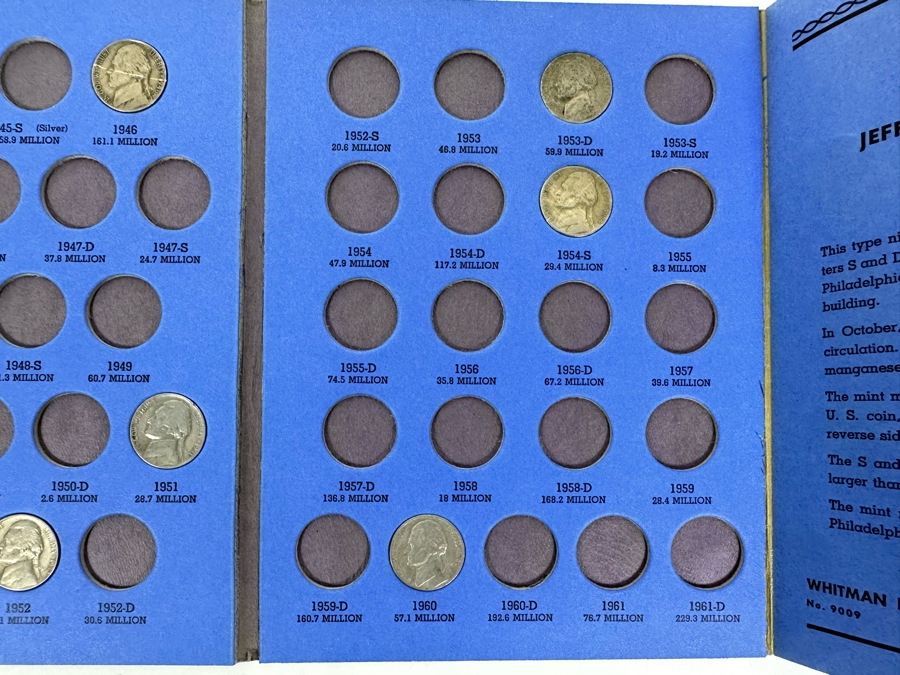 Jefferson Nickels 1938-1961 - See Photos [Photo 14]