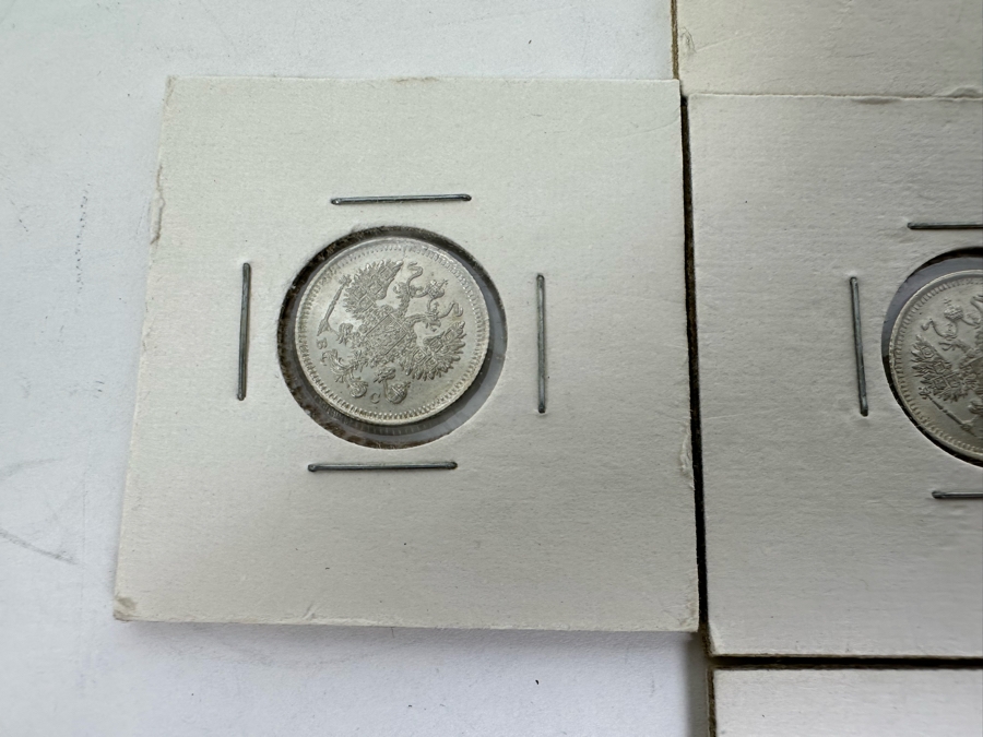 Imperial Czarist Russia 1915 20 Kopeks Silver Coins - 11 Coins [Photo 5]