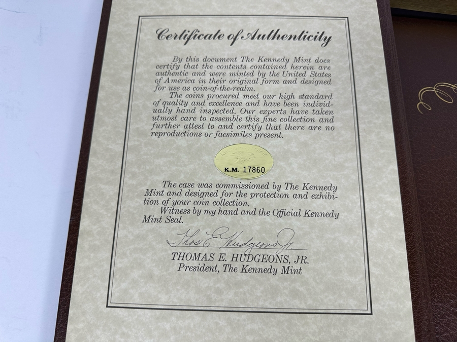 The Kennedy Mint Limited Edition Coin Collection - See Photos [Photo 24]