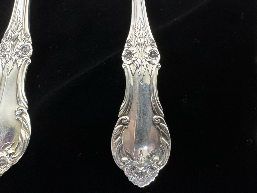 Sterling Silver Serving Pieces International Silver Wild Rose Pattern 329g [Photo 4]