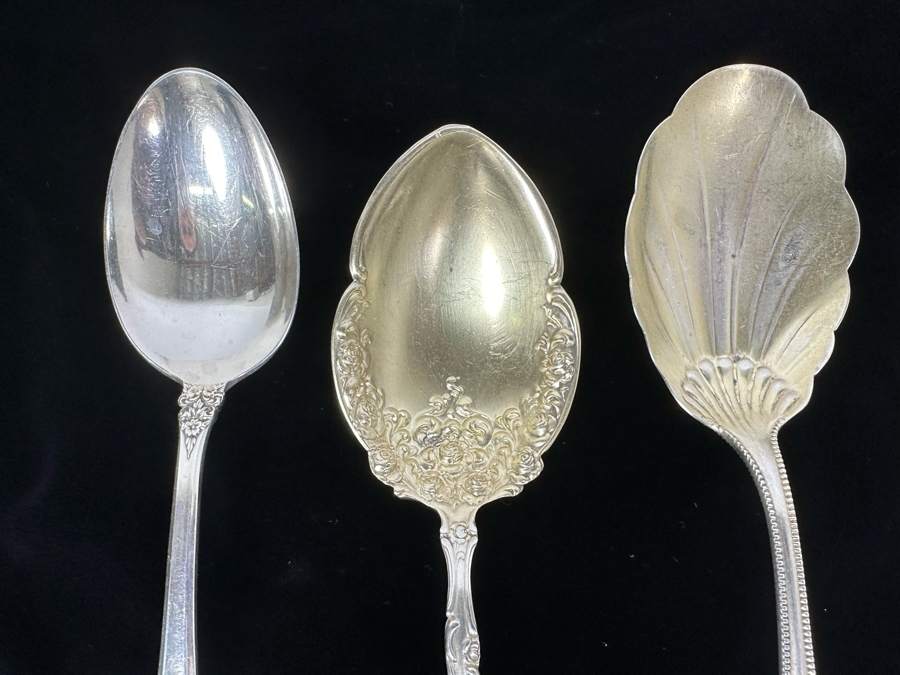 Various Sterling Silver Serving Pieces 545g [Photo 3]