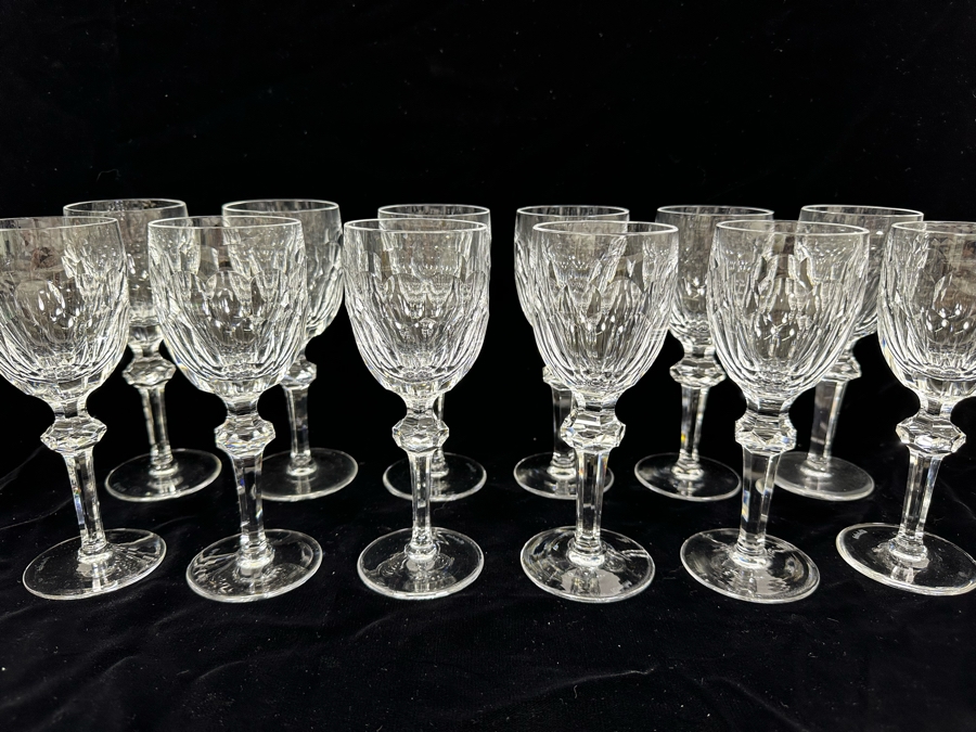 Waterford Crystal Curraghmore Stemware Glasses 7 1/8H - 12 Glasses [Photo 2]