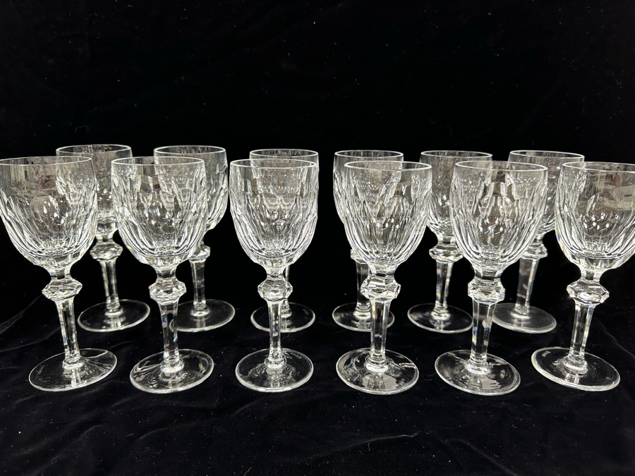 Waterford Crystal Curraghmore Stemware Glasses 7 1 8h - 12 Glasses