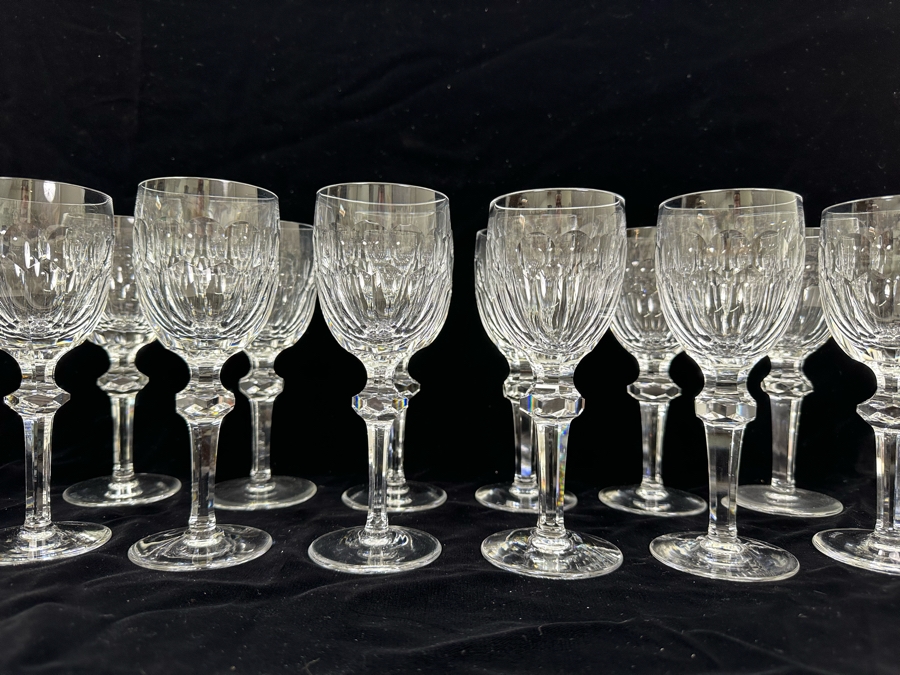 Waterford Crystal Curraghmore Stemware Glasses 7 1/8H - 12 Glasses