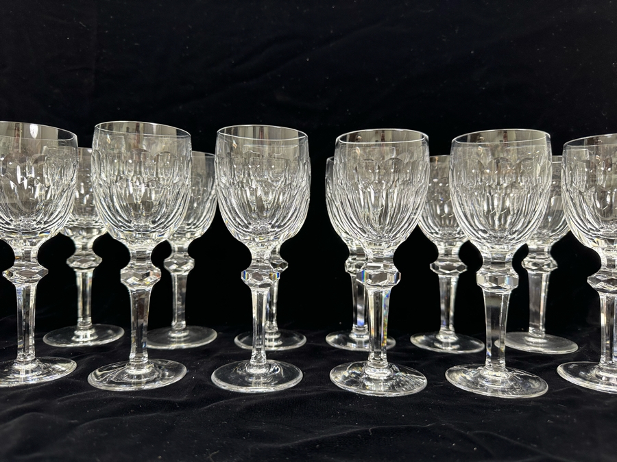 Waterford Crystal Curraghmore Stemware Glasses 7 1/8H - 12 Glasses [Photo 1]