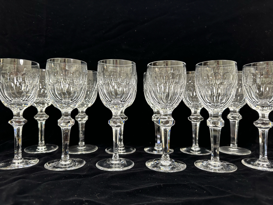 Waterford Crystal Curraghmore Stemware Glasses 7 1/8H - 12 Glasses [Photo 4]