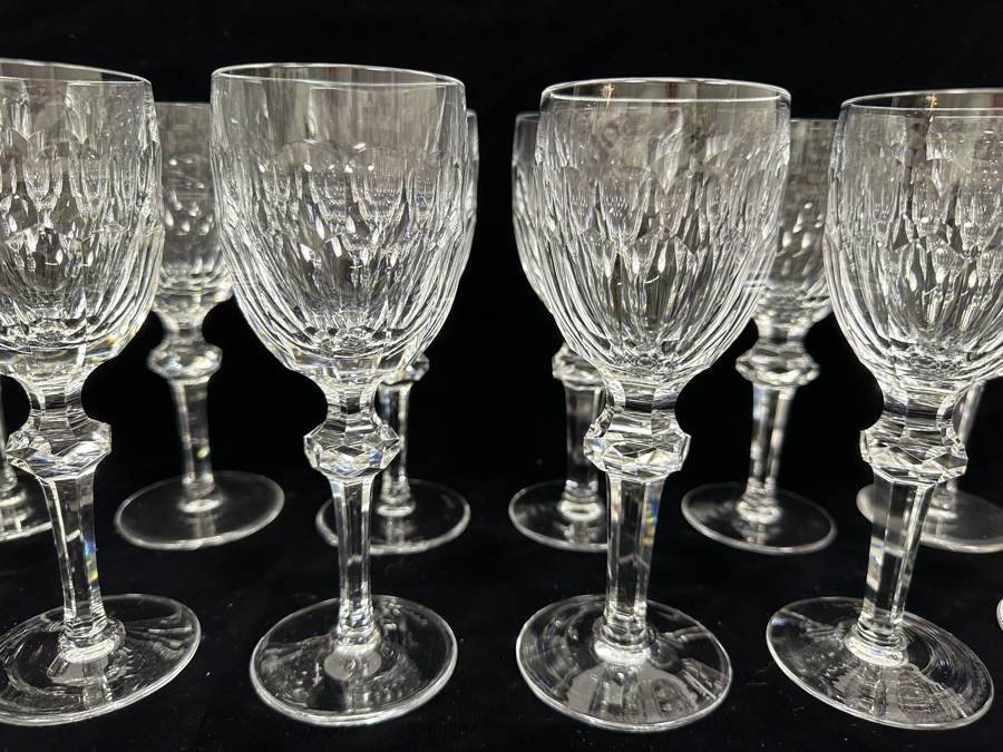 Waterford Crystal Curraghmore Stemware Glasses 7 1/8H - 12 Glasses [Photo 6]