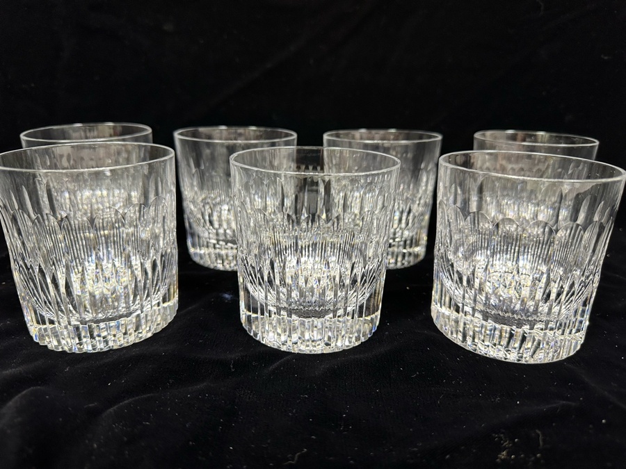 Old Fashioned Crystal Glasses By Atlantis 3.5H - 7 Glasses [Photo 2]