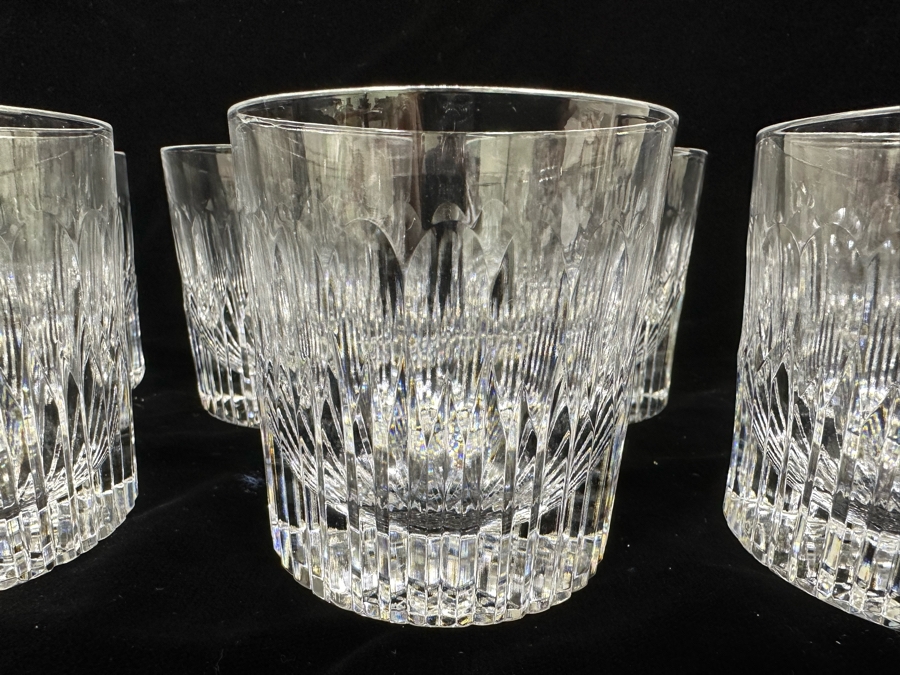 Old Fashioned Crystal Glasses By Atlantis 3.5H - 7 Glasses [Photo 5]