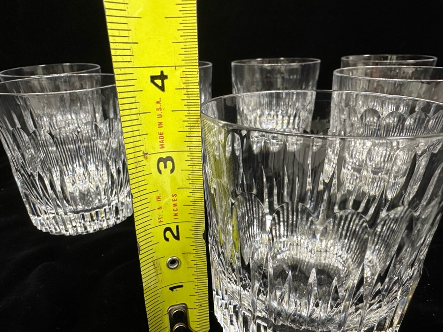 Old Fashioned Crystal Glasses By Atlantis 3.5H - 7 Glasses [Photo 9]