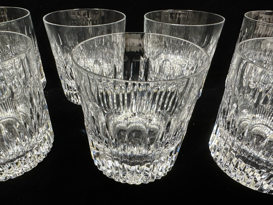 Old Fashioned Crystal Glasses By Atlantis 3.5H - 7 Glasses [Photo 6]