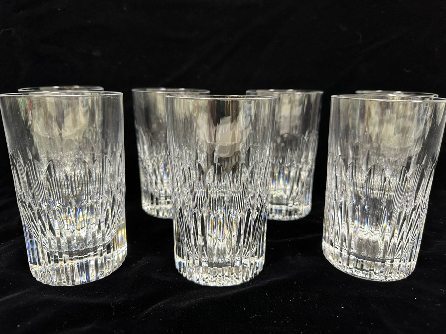 Crystal Glasses By Atlantis 4 7/8H - 7 Glasses