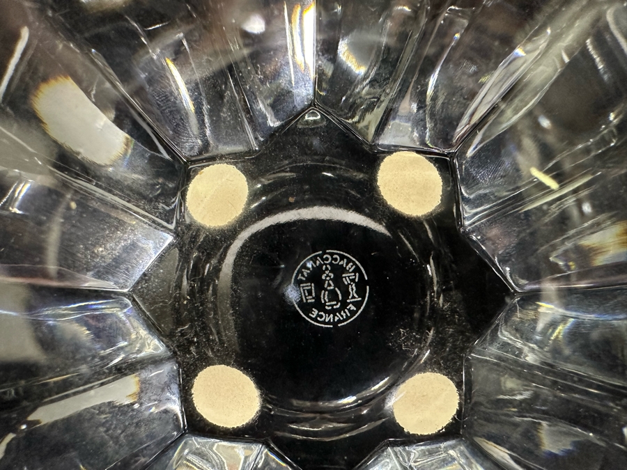 Baccarat France Crystal Ashtray 4W X 2.75H [Photo 6]