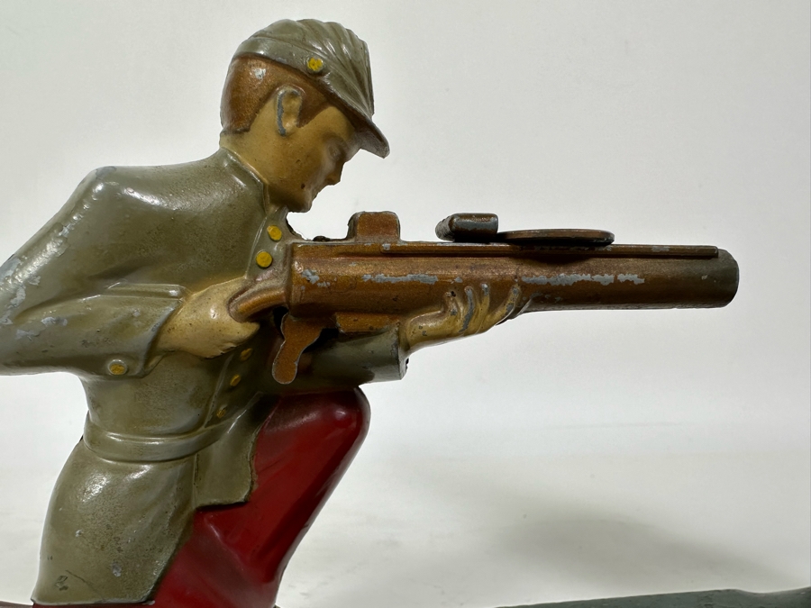 Vintage Southern Comfort Mechanical Bank Penny Shooter Working 9W X 2D X 6.25H [Photo 8]
