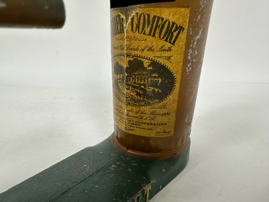 Vintage Southern Comfort Mechanical Bank Penny Shooter Working 9W X 2D X 6.25H [Photo 5]