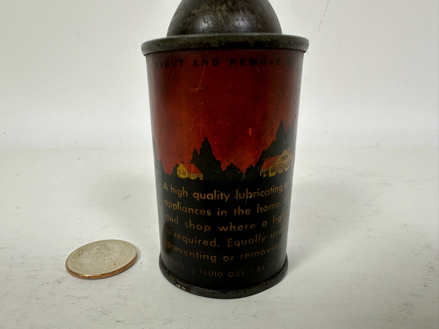 Vintage Texaco Home Lubricant Can 6.5H [Photo 3]