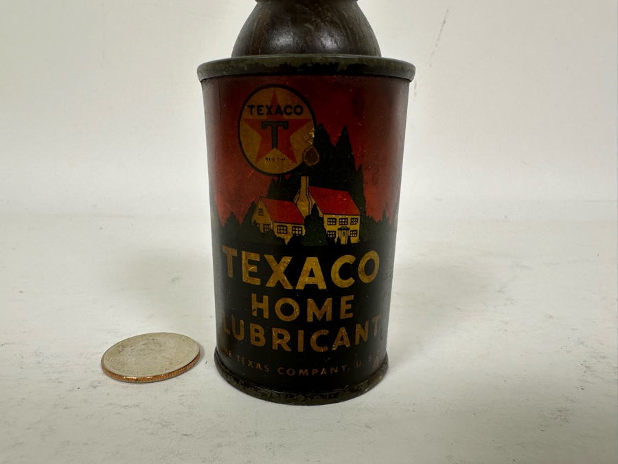Vintage Texaco Home Lubricant Can 6.5H [Photo 2]