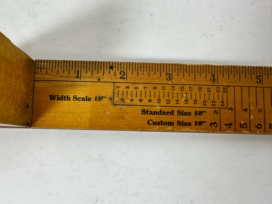 Vintage Ritz Wooden Shoe Size Measuring Device By American Automatic