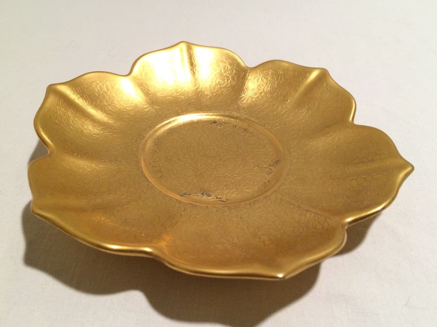 Vintage Pickard Mayonnaise Bowl, Underplate & Spoon [Photo 9]