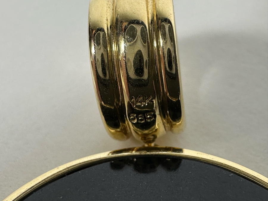 14K Gold Crystal Cruises Pendant 13.8g [Photo 8]