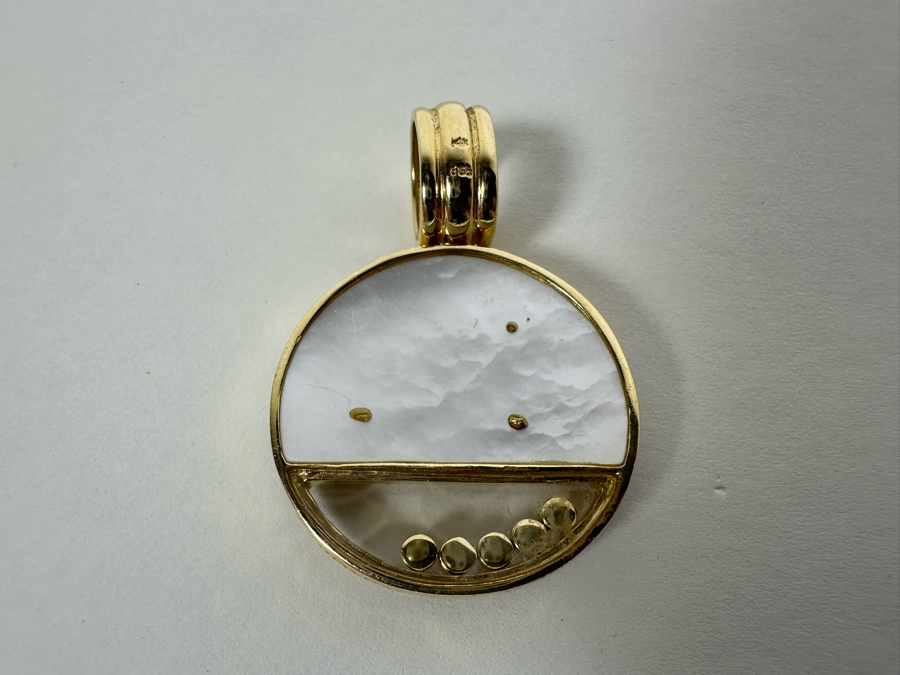 14K Gold Crystal Cruises Pendant 13.7g [Photo 5]