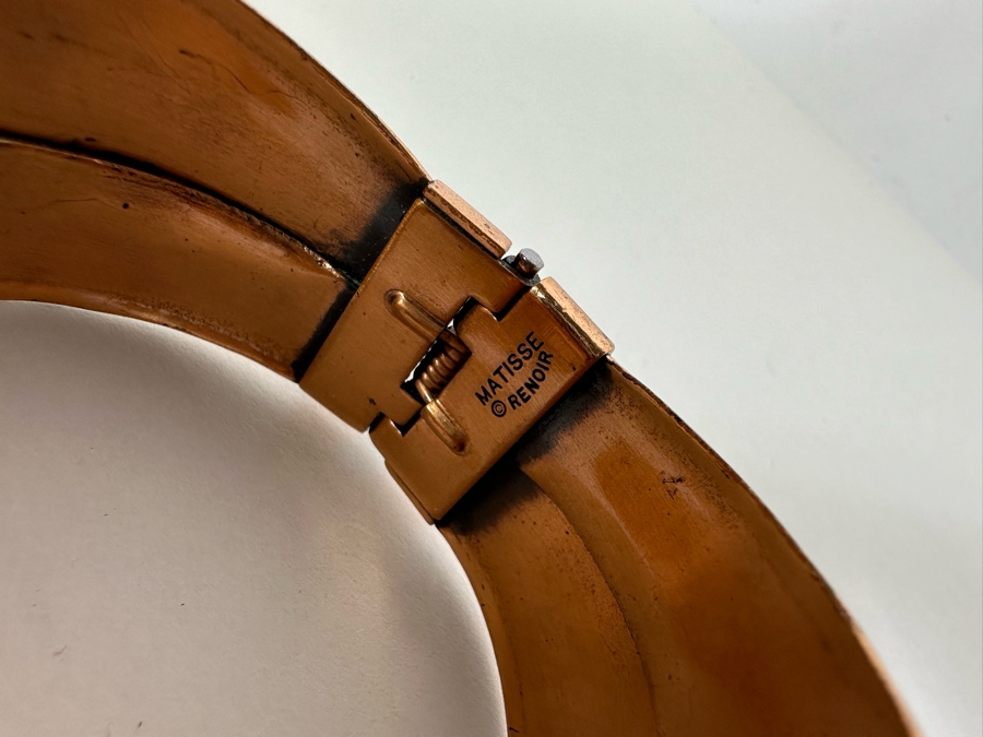 Matisse Renoir Copper Bracelet With Matching Clip-On Earrings [Photo 4]