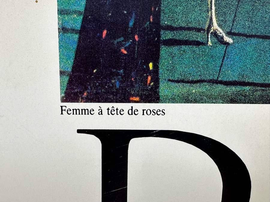 Salvador Dali Poster Board Backed Poster 1989 Femme A Tete De Roses From Paris France Salle Gaveau 15.5 X 24 [Photo 9]