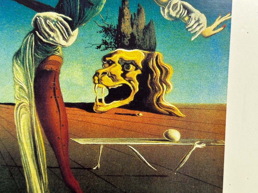 Salvador Dali Poster Board Backed Poster 1989 Femme A Tete De Roses From Paris France Salle Gaveau 15.5 X 24 [Photo 4]