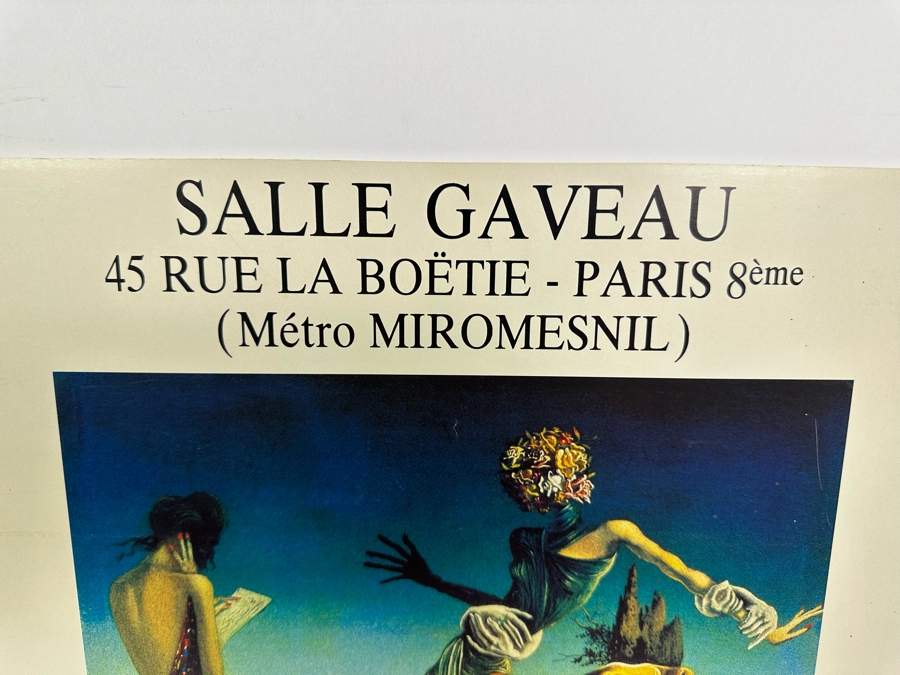 Salvador Dali Poster Board Backed Poster 1989 Femme A Tete De Roses From Paris France Salle Gaveau 15.5 X 24 [Photo 13]