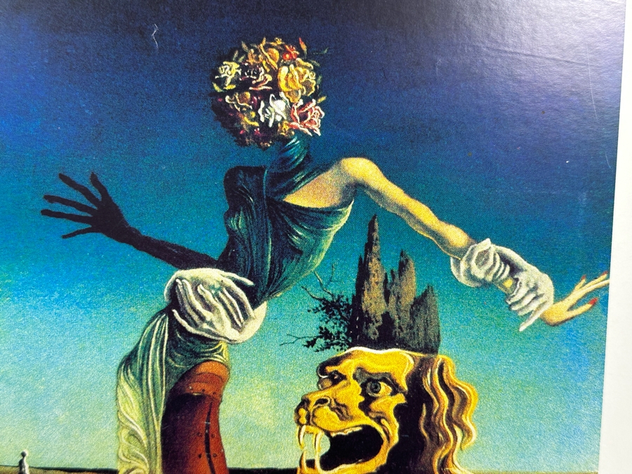 Salvador Dali Poster Board Backed Poster 1989 Femme A Tete De Roses From Paris France Salle Gaveau 15.5 X 24 [Photo 5]